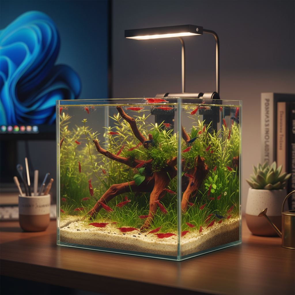 Small Neo Shrimp Tank - Red Cherry